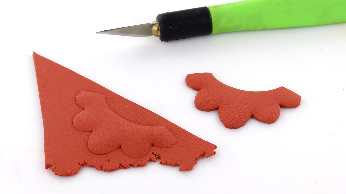 Flower template earrings Perles and Co : Step 8