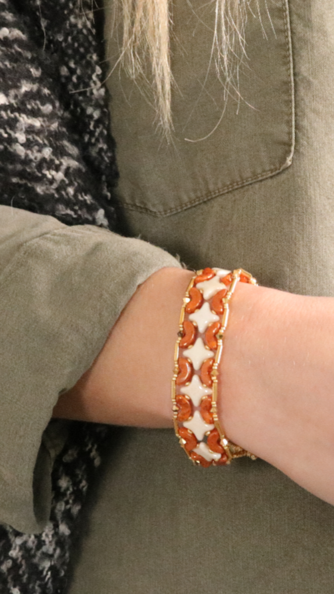 Schema  Chic party bracelet with Starbeads and Arcos beads by Puca