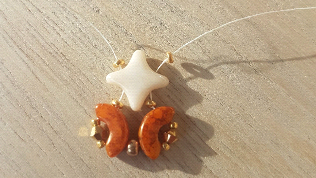 Chic party bracelet with Starbeads and Arcos beads by Puca : Step 3