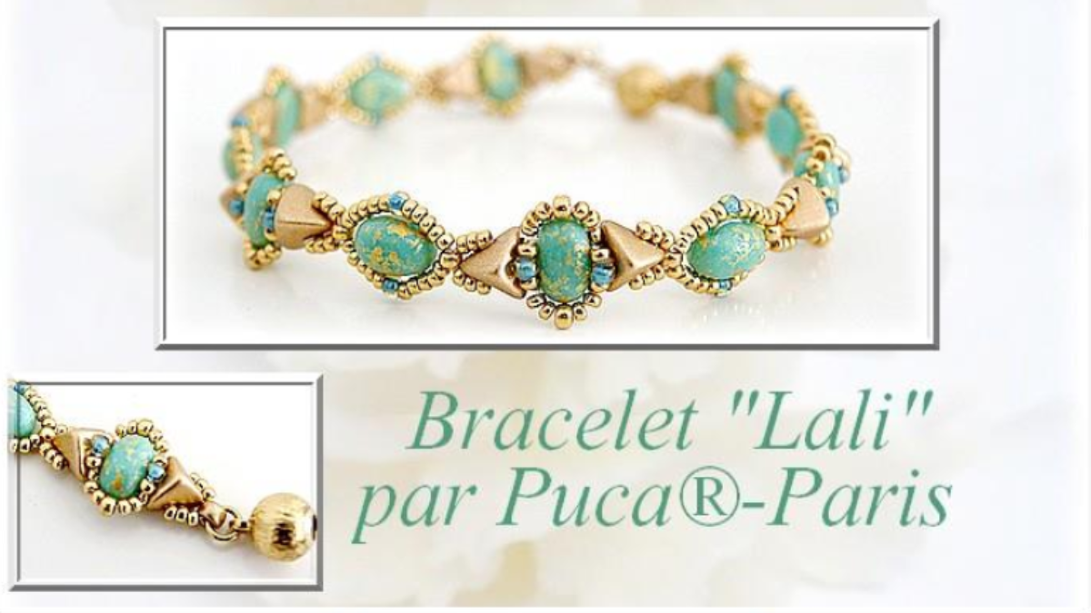 Glass beads Lali bracelet Samos by Puca