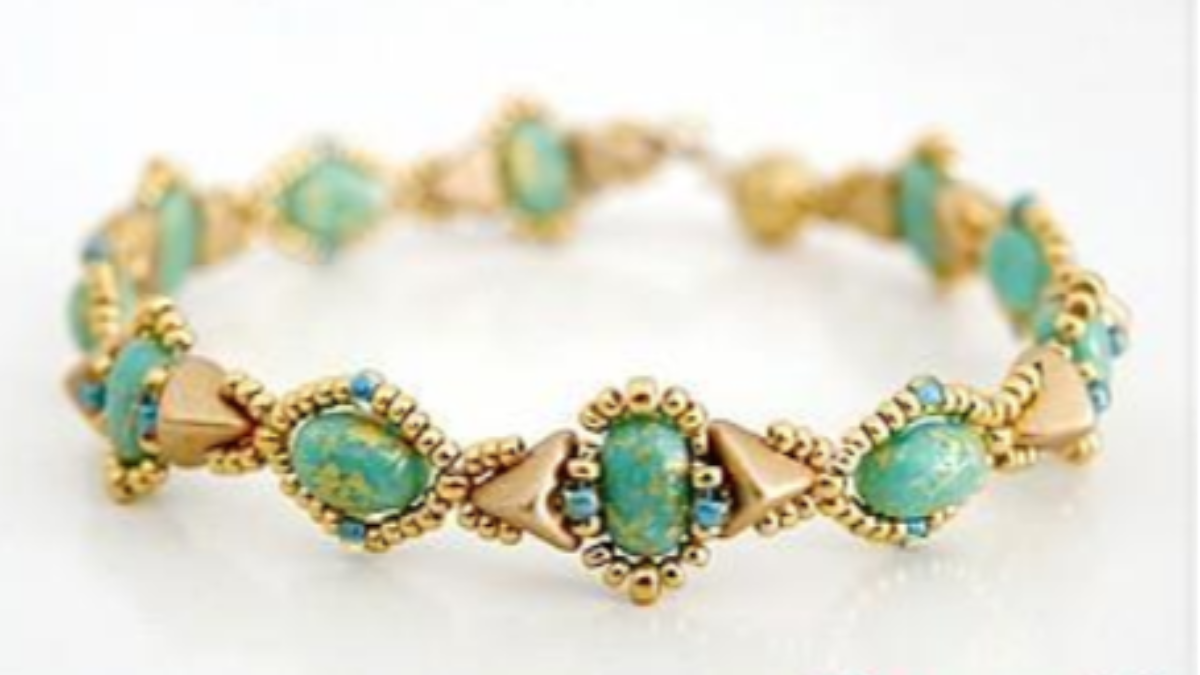 Schema Glass beads Lali bracelet Samos by Puca Schema Glass beads Lali bracelet Samos by Puca