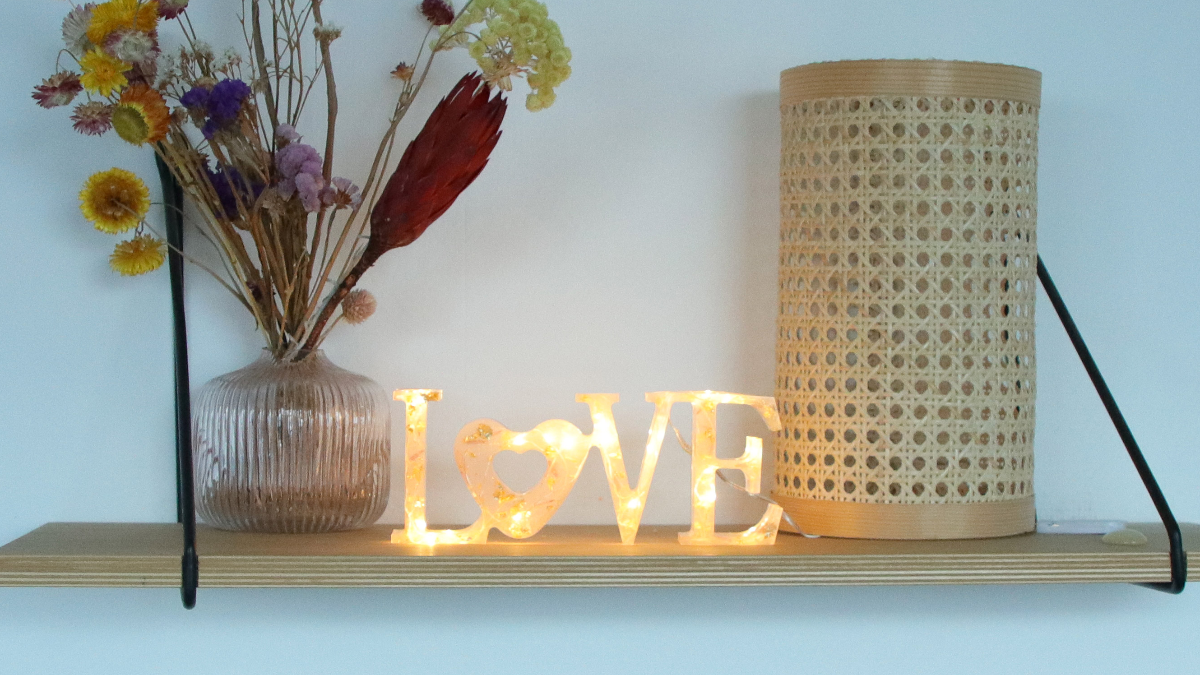 Schema  Epoxy resin love lamp