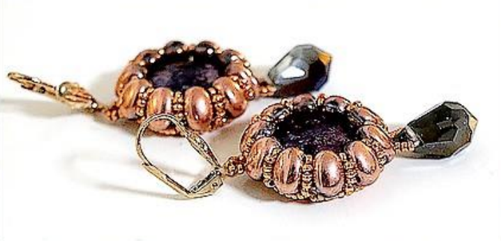 Schema  Candy earrings in glass beads Samos by Puca