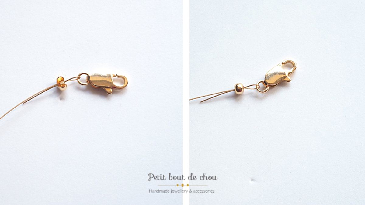 DIY 3 in 1 beaded mask chain : Step 3 DIY 3 in 1 beaded mask chain : Step 3