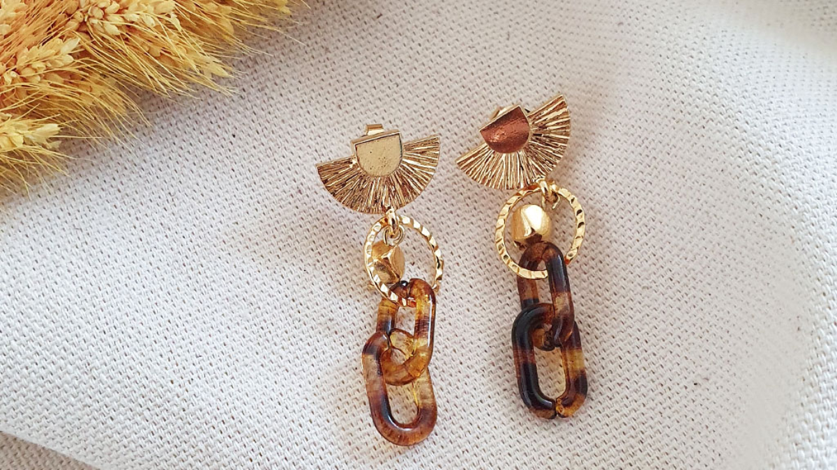 Schema  DIY Resin drop earrings with pendants drops
