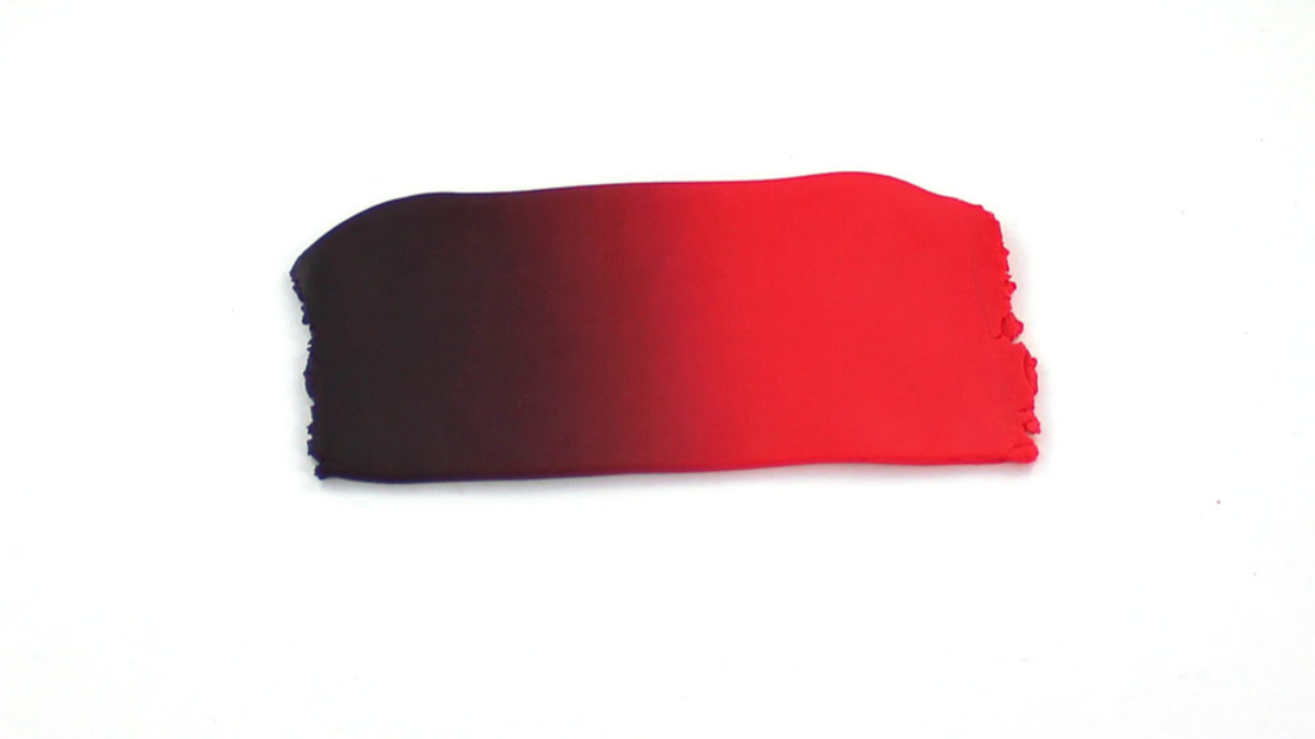 Pink cane polymer clay earrings : Step 2