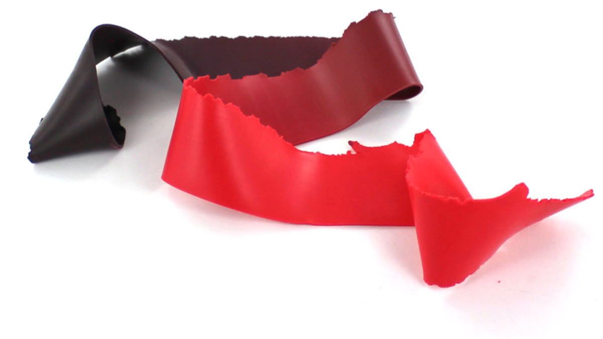 Pink cane polymer clay earrings : Step 3