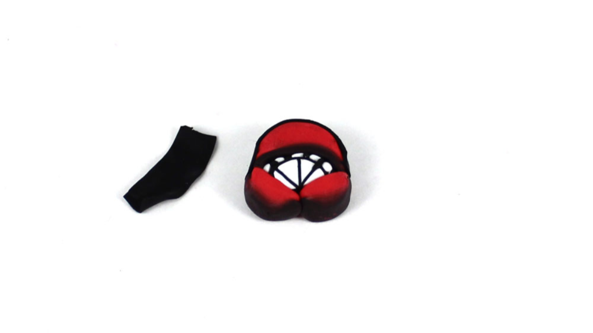 Pink cane polymer clay earrings : Step 13