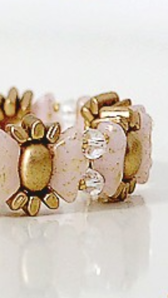 Schema Glass beads Dora bracelet Delos and Samos by Puca Schema Glass beads Dora bracelet Delos and Samos by Puca