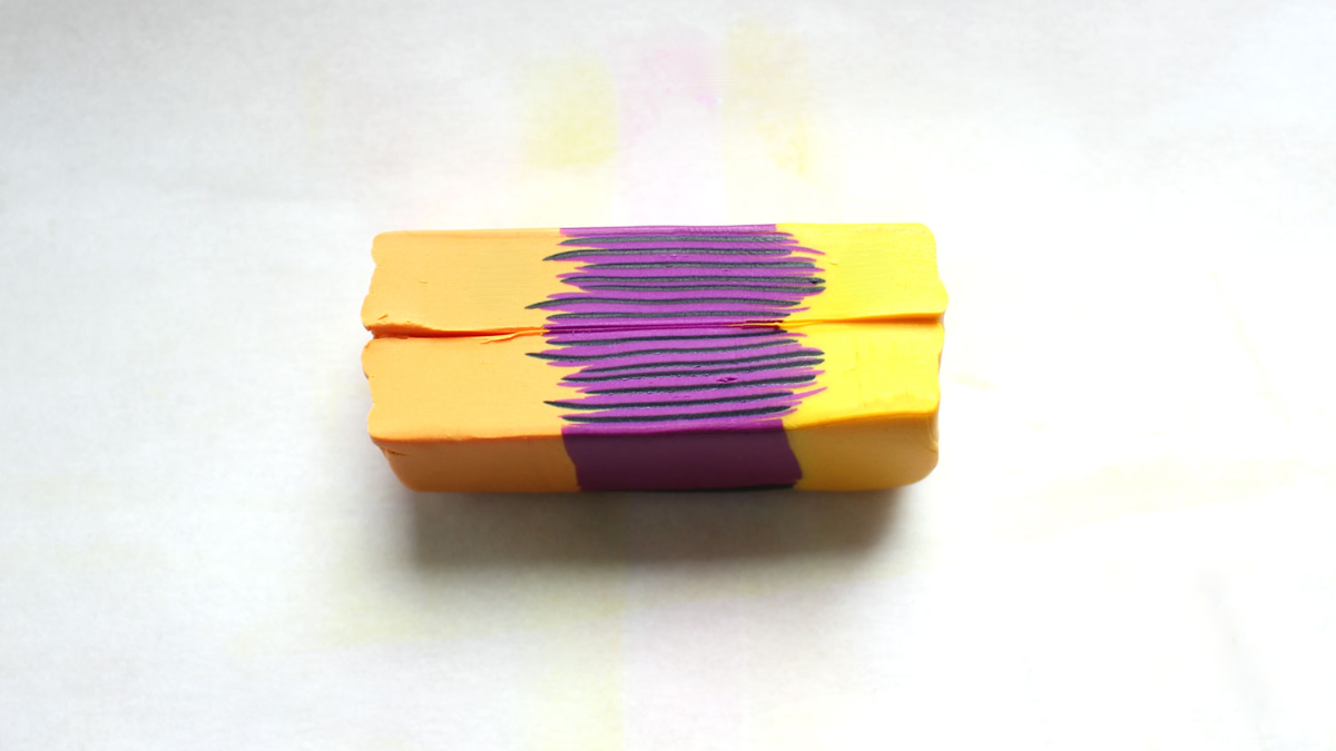 Earrings made of polymer clay : Step 6