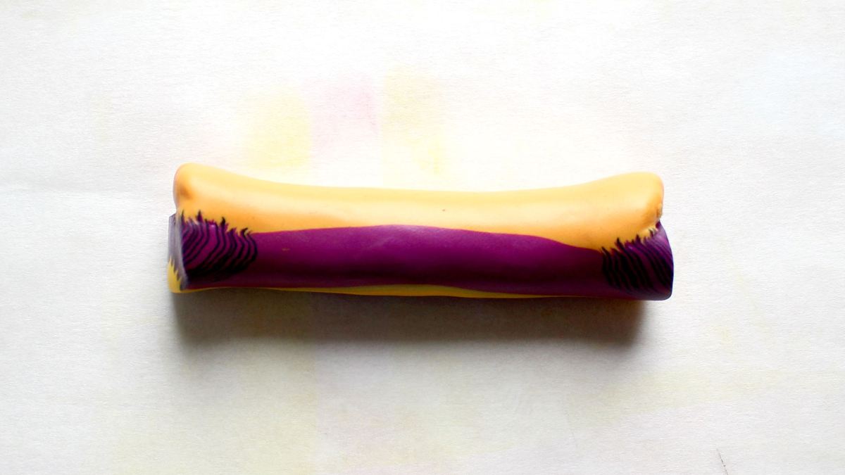 Earrings made of polymer clay : Step 10