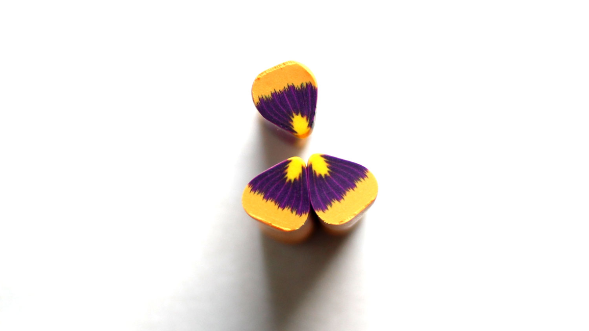 Earrings made of polymer clay : Step 12