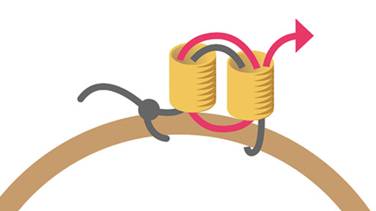 Miyuki Sun and Moonstone Brick Stitch Earrings : Step 2