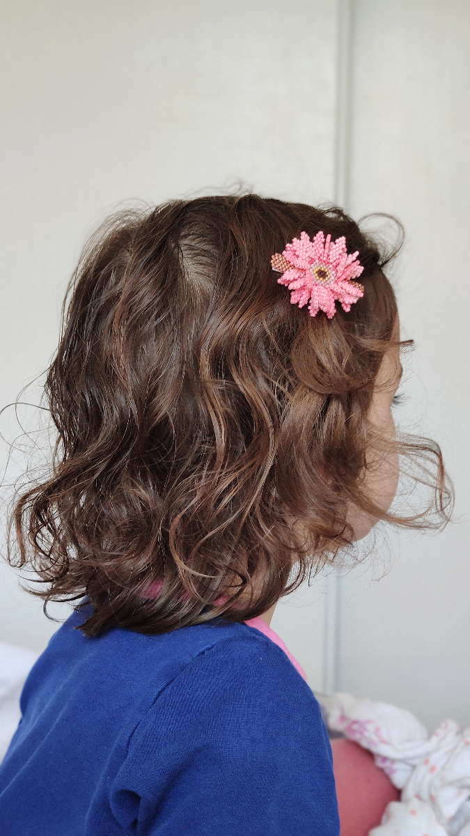 Miyuki Delicas 11/0 bead weave flower clips