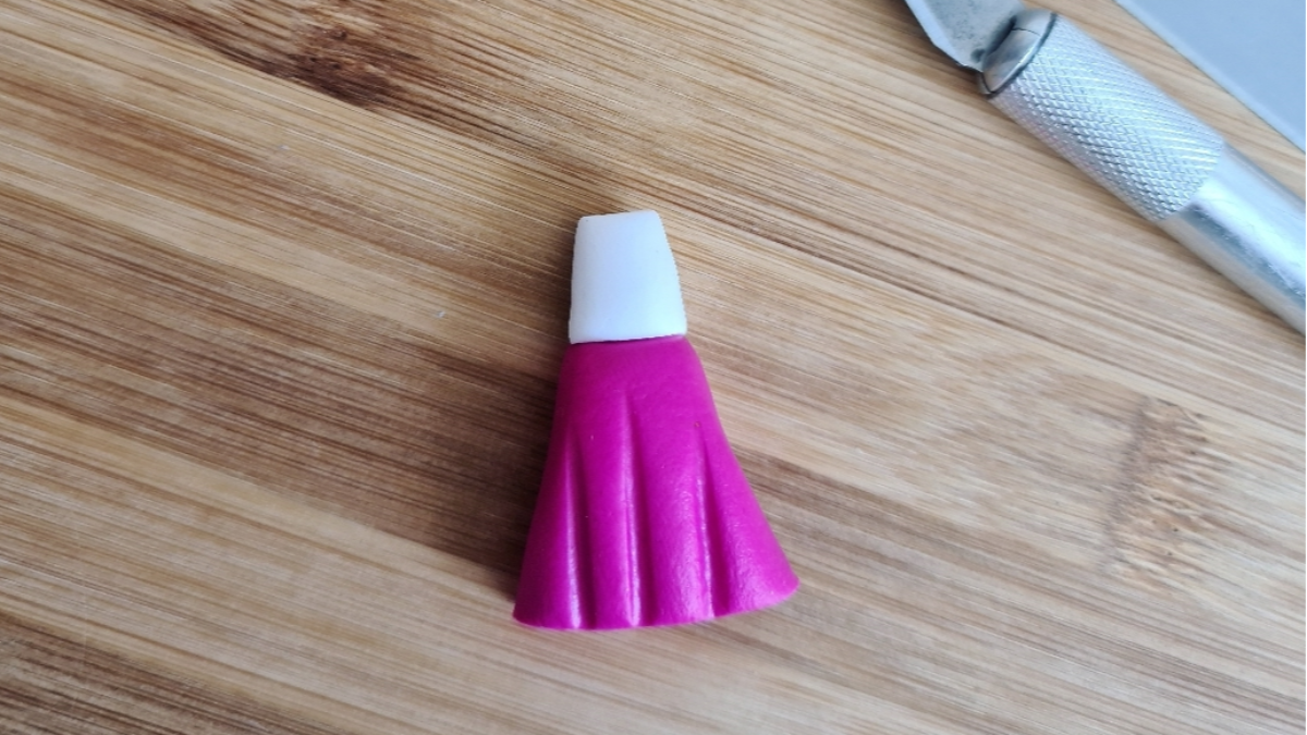 DIY polymer clay doll figurine : Step 3 DIY polymer clay doll figurine : Step 3