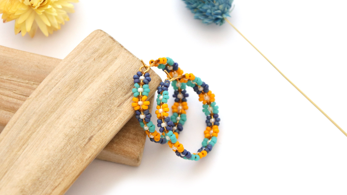 Miyuki seed beads mini flowers creoles