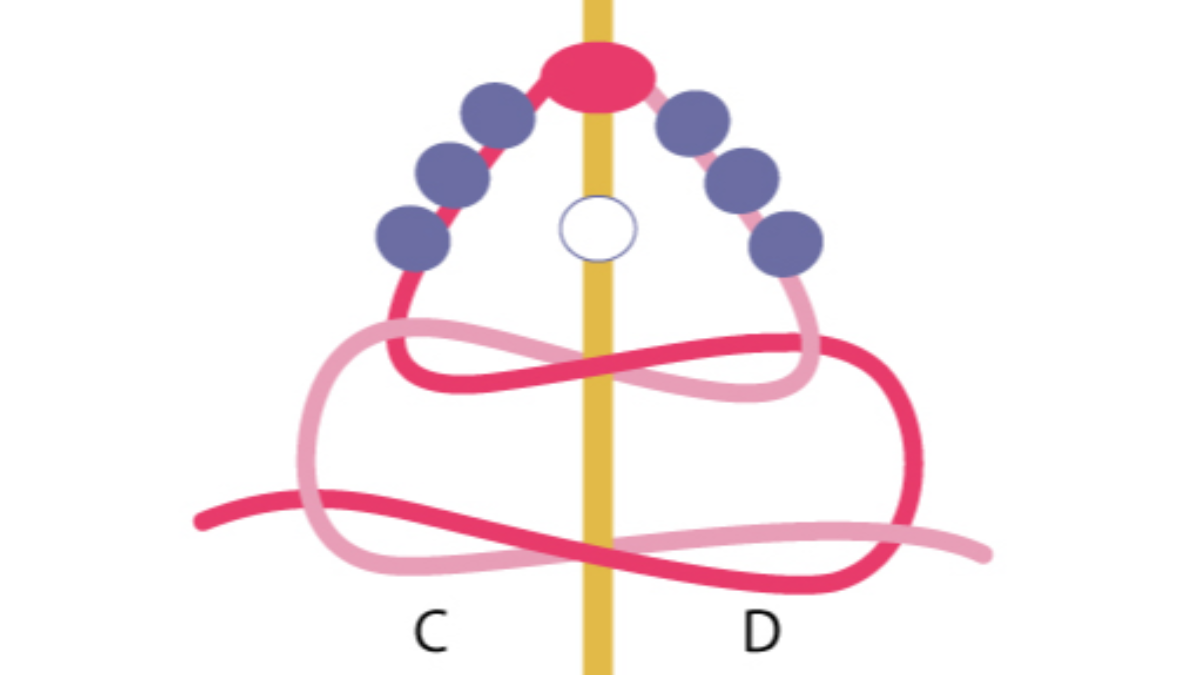 Miyuki seed beads mini flowers creoles : Step 3