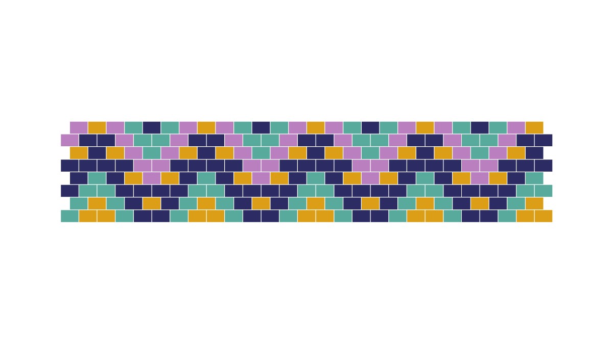 Schema  Miyuki pearl weave bracelet Peyote Pair technique