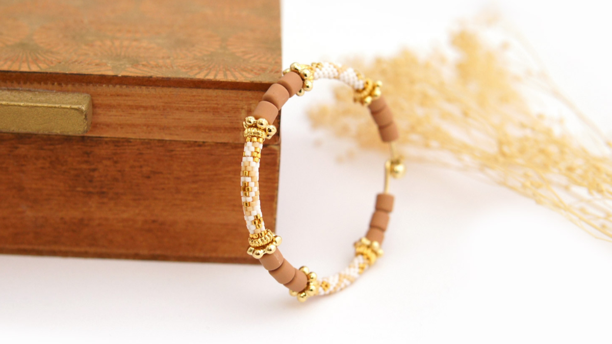 Miyuki Brick Stitch Tubular Beads Bracelet