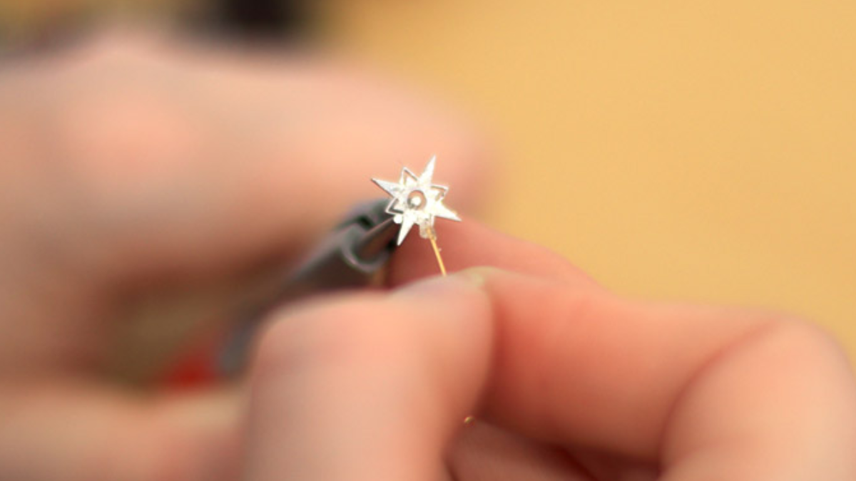 Lapis Lazuli silver earrings : Step 2 Lapis Lazuli silver earrings : Step 2