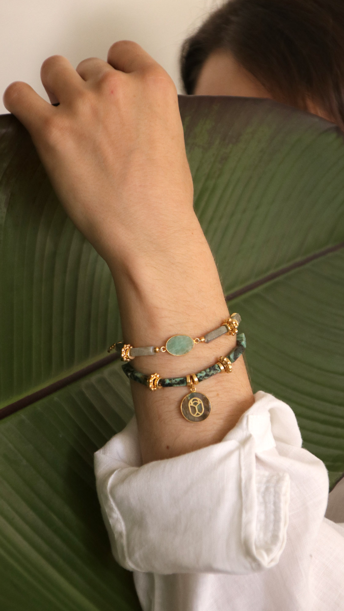 Schema Adjustable bracelets with labradorite and turquoise beads tutorial Schema Adjustable bracelets with labradorite and turquoise beads tutorial