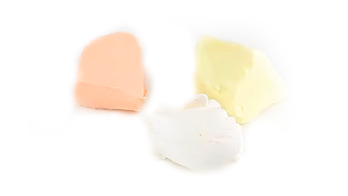 Mixed peach and bead bracelet made of polymer clay : Step 1 Mixed peach and bead bracelet made of polymer clay : Step 1