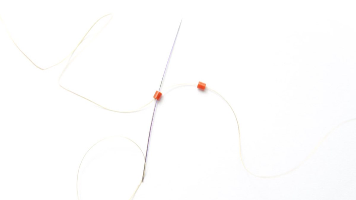 Weaving pattern Brick Stitch Child with beads Hama Mini : Step 2