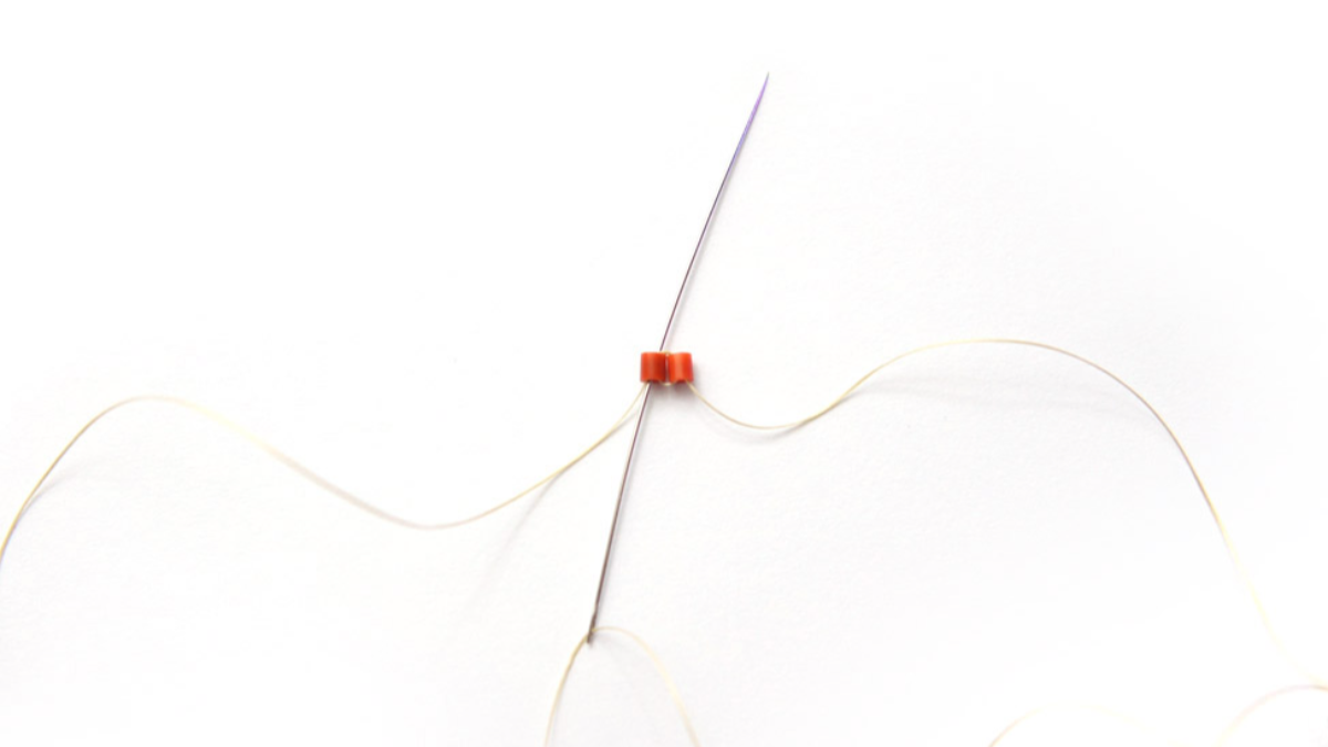 Weaving pattern Brick Stitch Child with beads Hama Mini : Step 4