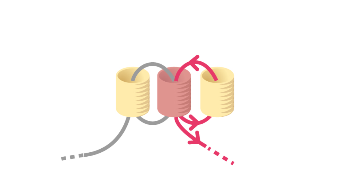 Weaving grid Miyuki pastel Brick Stitch earrings : Step 3