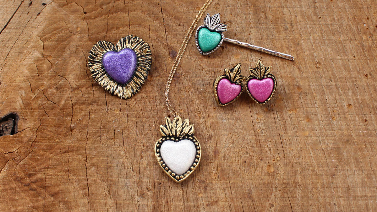 Schema  Ex-voto jewels in polymer clay