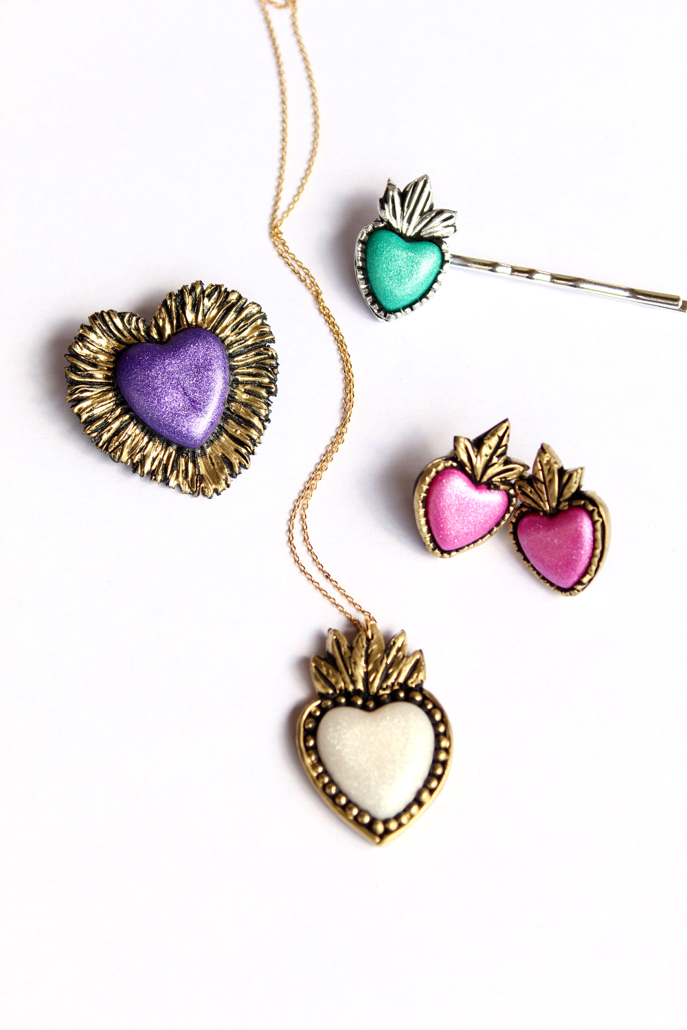 Schema  Ex-voto jewels in polymer clay