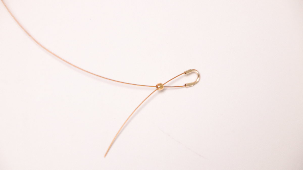 DIY Gold and green turquoise star pearl bracelet : Step 1