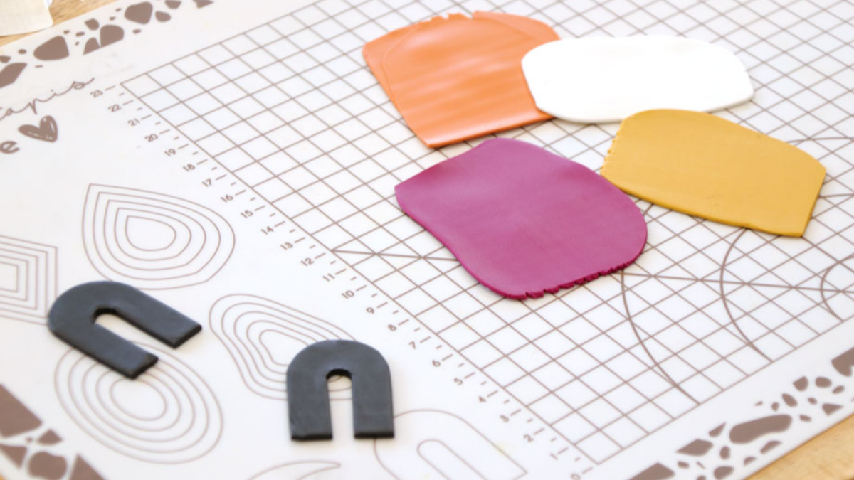 Earrings polymeric technique slab : Step 4 Earrings polymeric technique slab : Step 4