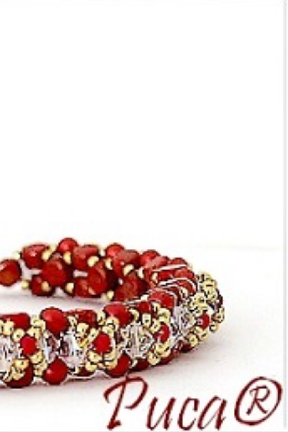 Schema Prince's bracelet with Kalos beads by Puca and PureCrystal spinning tops Schema Prince's bracelet with Kalos beads by Puca and PureCrystal spinning tops