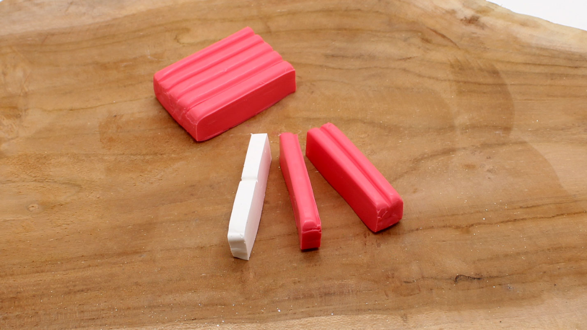 3 ideas for Christmas decorations in Fimo clay : Step 8