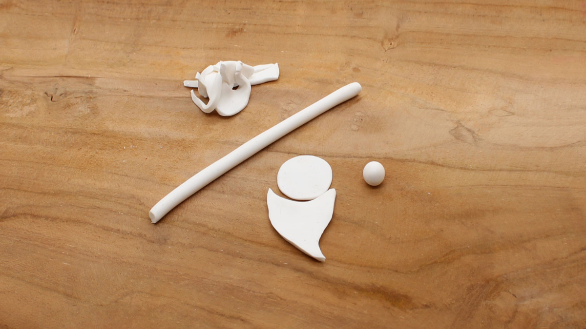 3 ideas for Christmas decorations in Fimo clay : Step 11