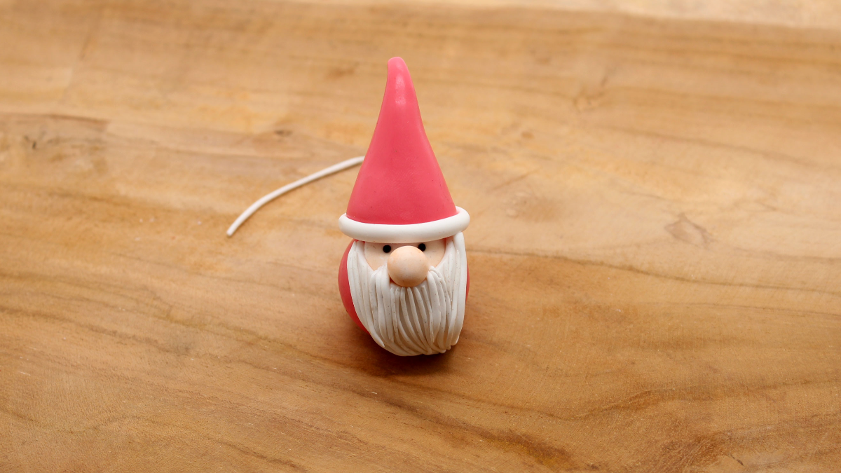 3 ideas for Christmas decorations in Fimo clay : Step 14