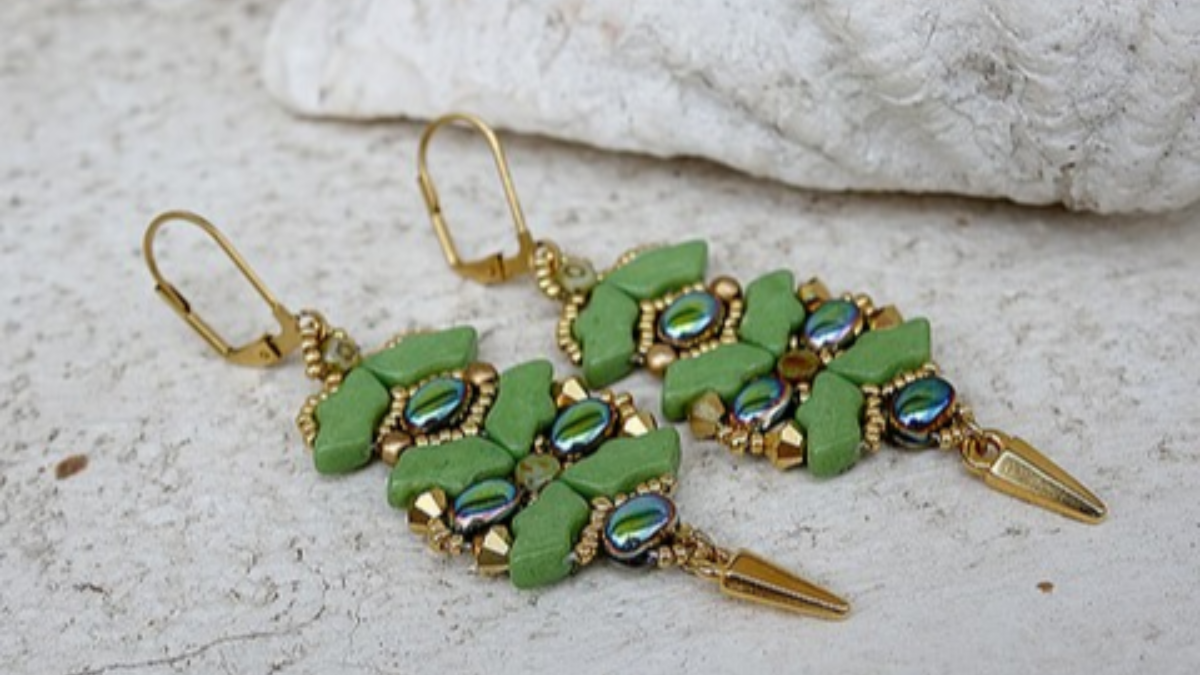 DIY Earrings with Delos, Samos and Kalos beads by Puca