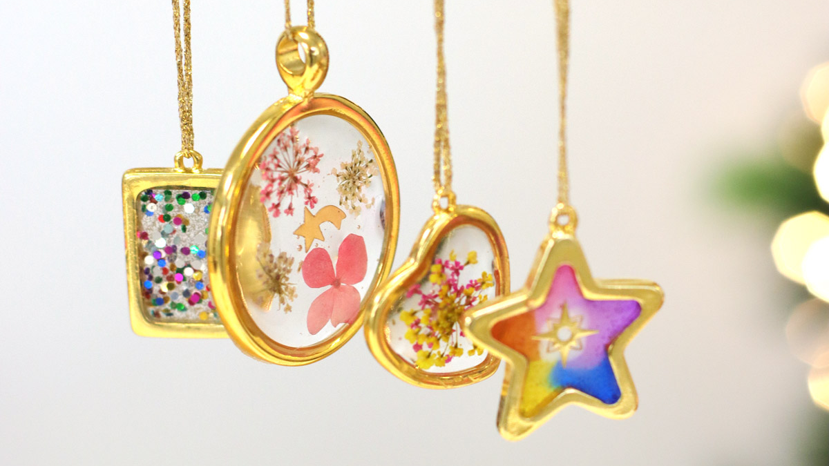 Schema  DIY Christmas tree decoration with UV LED resin