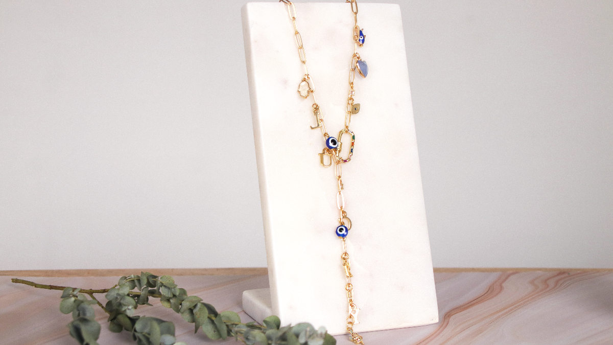 DIY Tuto Lucky Gri-gri necklace with charms and clasp DIY Tuto Lucky Gri-gri necklace with charms and clasp