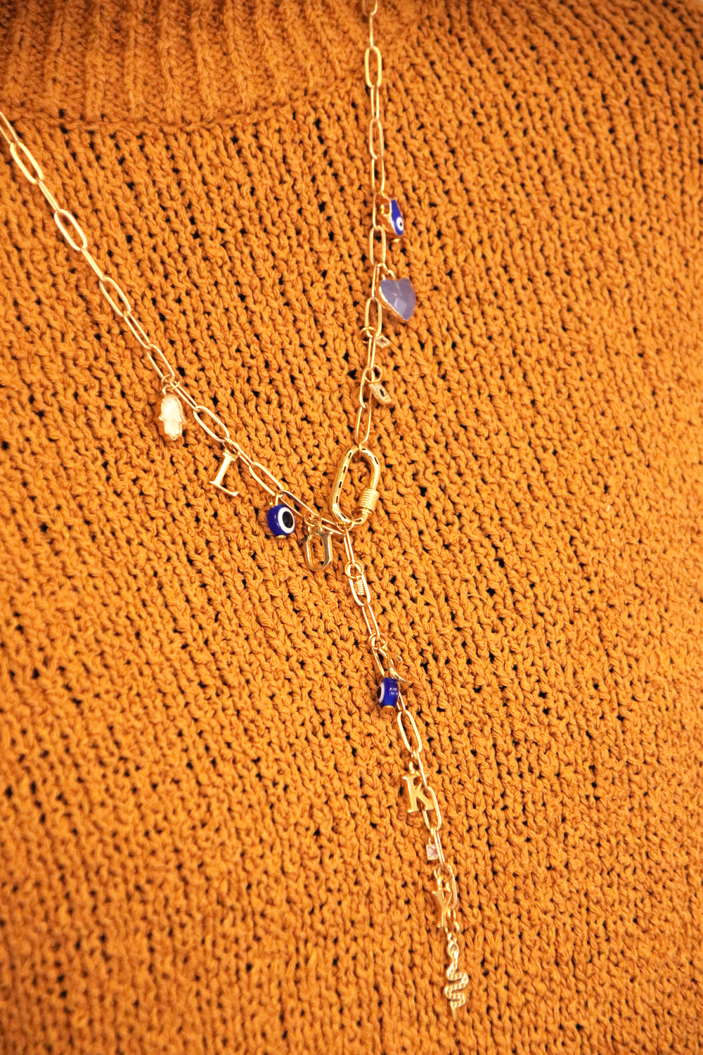 Schema  DIY Tuto Lucky Gri-gri necklace with charms and clasp