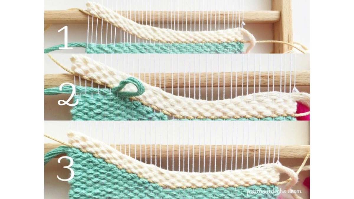 DIY Decorative wall weaving : Step 4 DIY Decorative wall weaving : Step 4