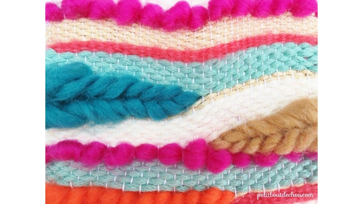 DIY Decorative wall weaving : Step 9 DIY Decorative wall weaving : Step 9