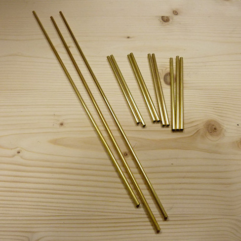 DIY Himmeli-Style Brass Tube Plant Hanger : Step 1 DIY Himmeli-Style Brass Tube Plant Hanger : Step 1