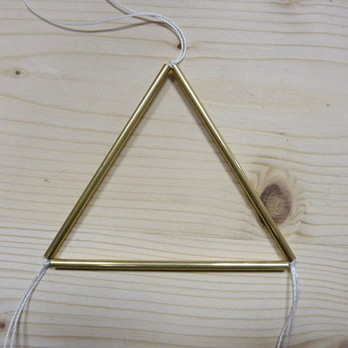 DIY Himmeli-Style Brass Tube Plant Hanger : Step 6 DIY Himmeli-Style Brass Tube Plant Hanger : Step 6