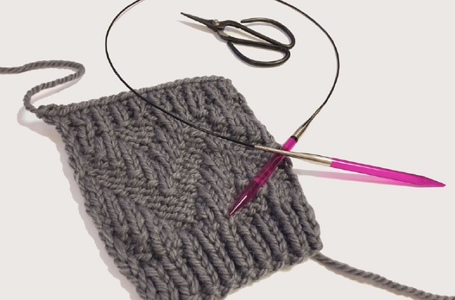 DIY knit - wool mittens : Step 7