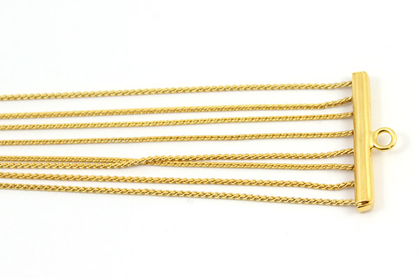 Multirangs PureCrystal chain with serpentine chain : Step 3