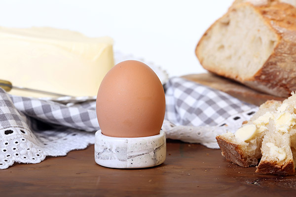 Eggshell in polymer clay imitation marble : Step 3