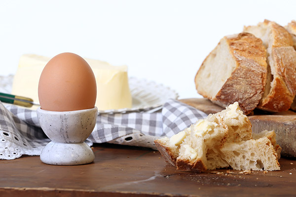 Eggshell in polymer clay imitation marble : Step 8