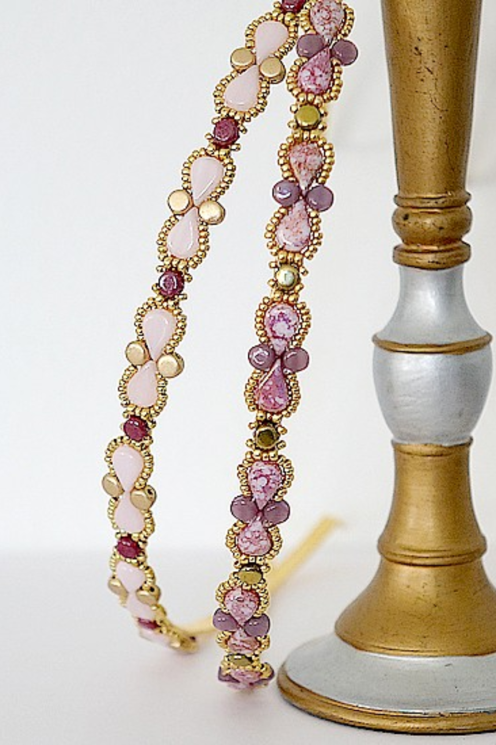 Schema  Sam" headband tutorial with Amos and Kalos beads